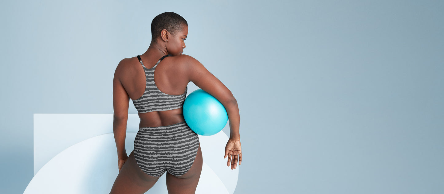 MoveMe Racerback Bralette | Stripe