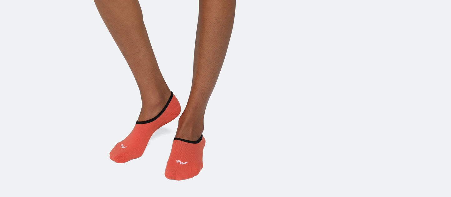 Heritage No Show Sock | Papaya