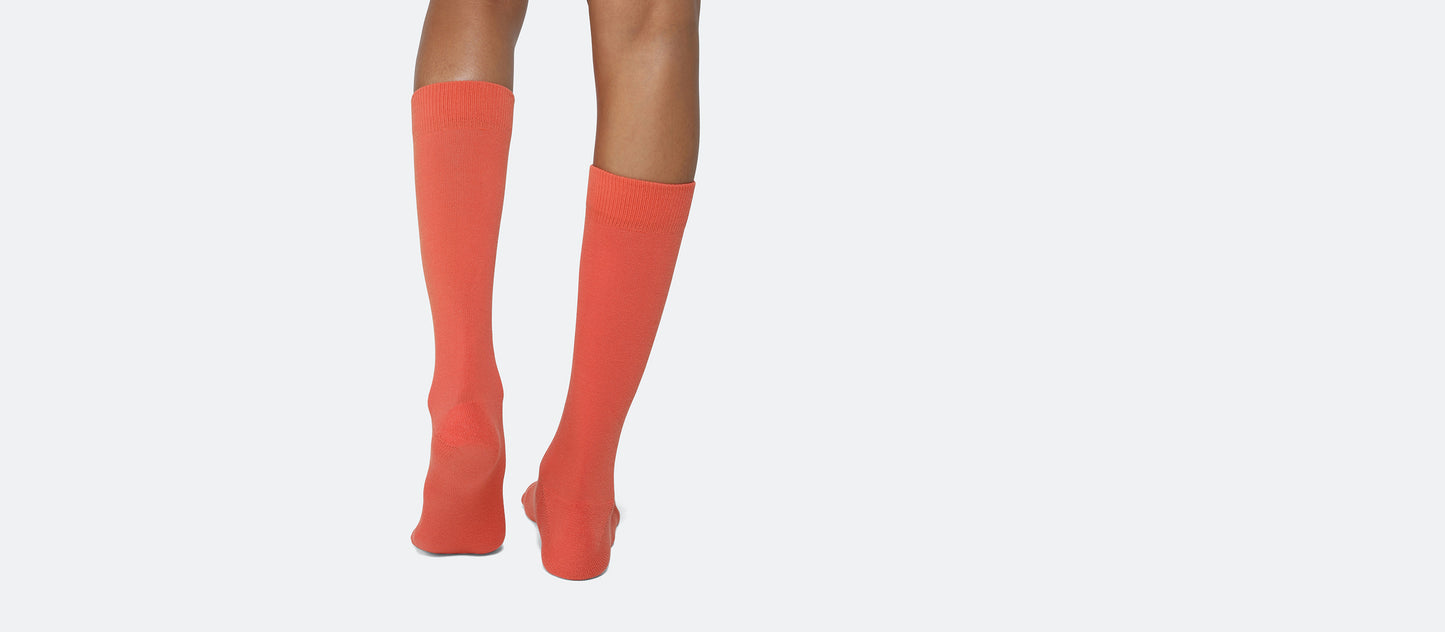 Heritage Crew Sock | Papaya