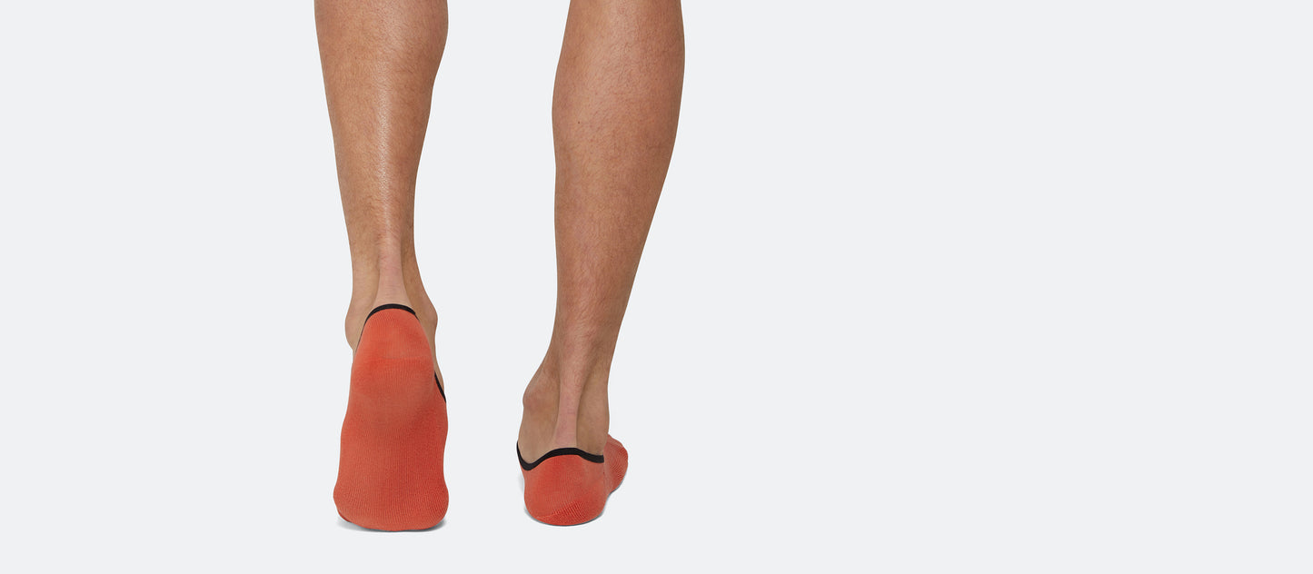Heritage No Show Sock | Papaya