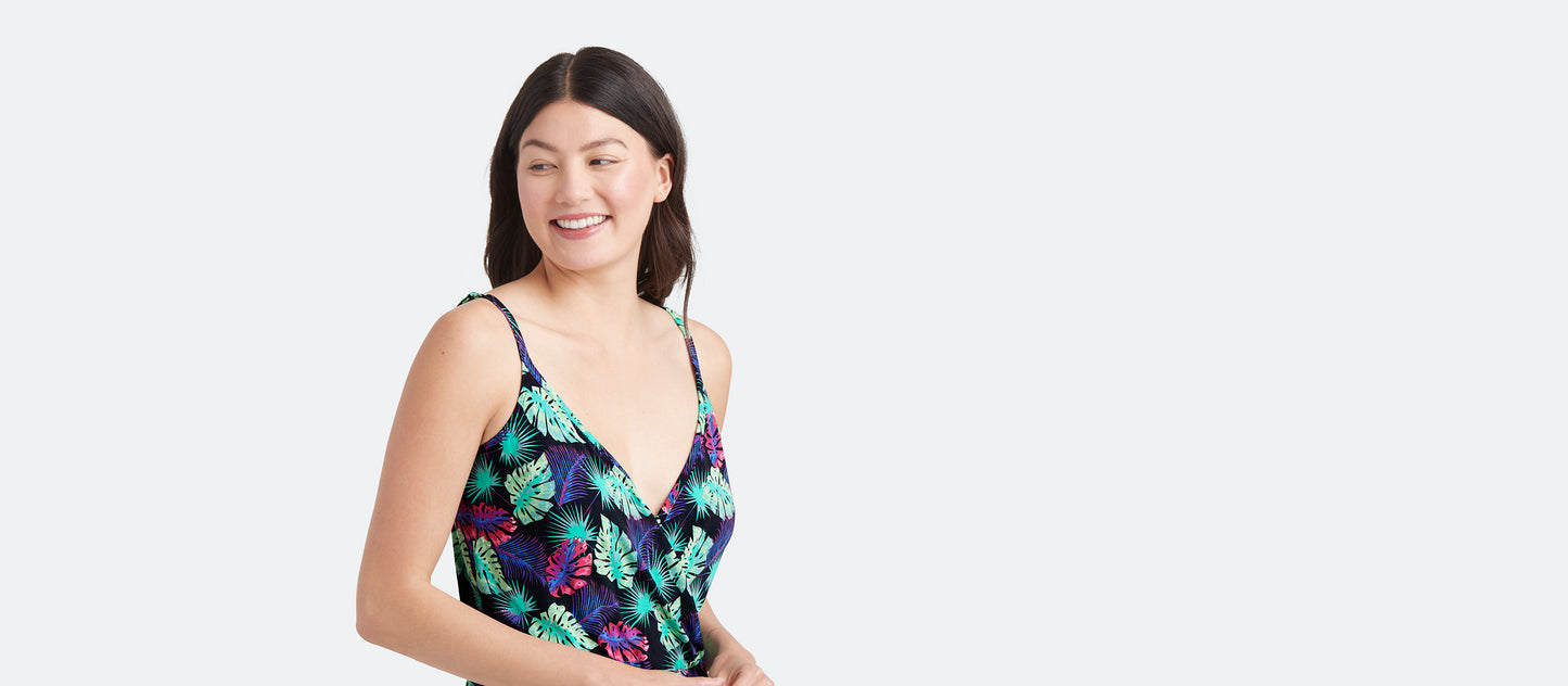 UltraModal™ V-Neck Romper | Tropical Boogie