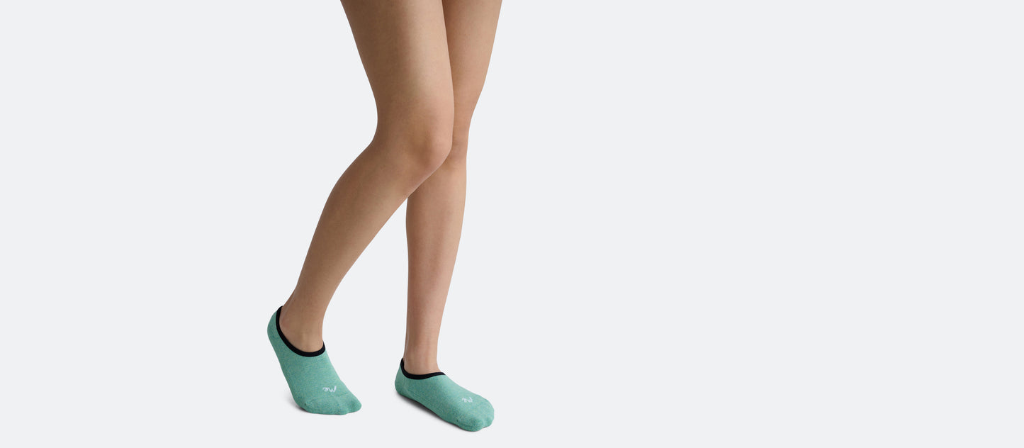 Heritage No Show Sock | Airbrush Green