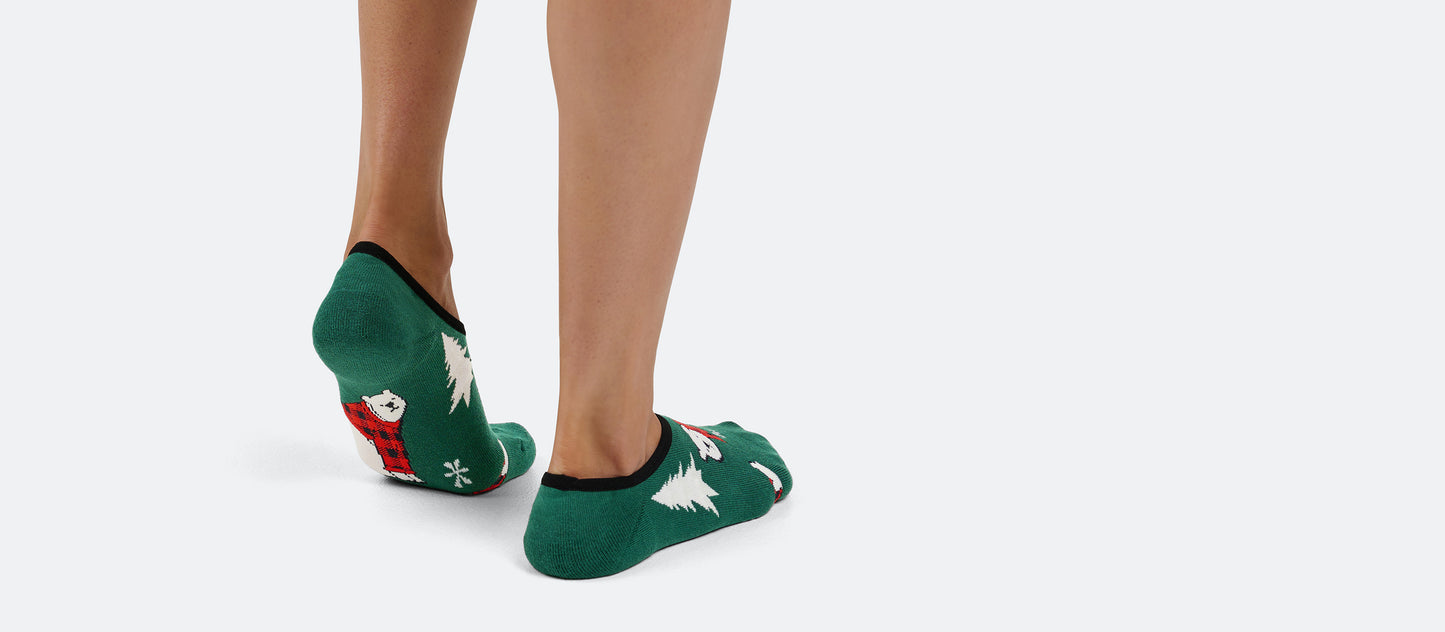 Heritage No Show Sock | Cozy Bears