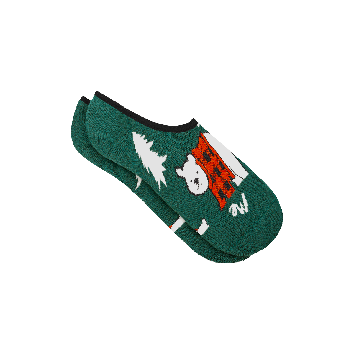 Heritage No Show Sock | Cozy Bears