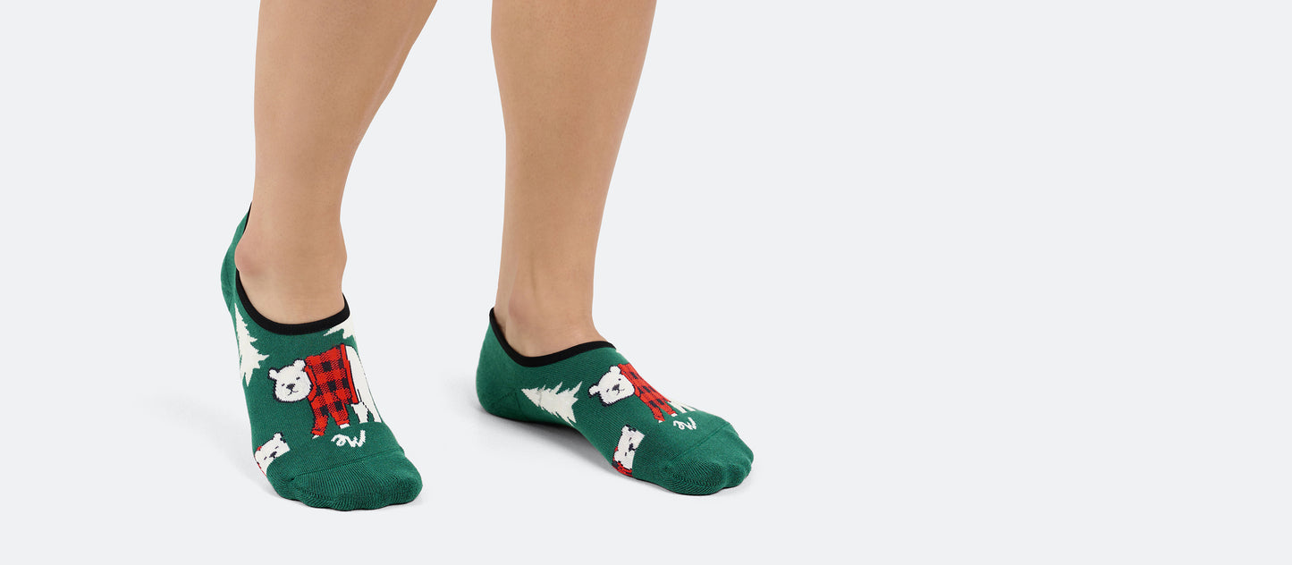 Heritage No Show Sock | Cozy Bears