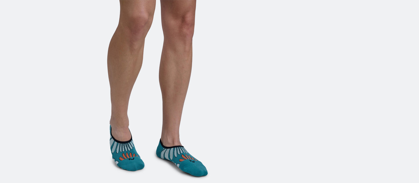 Heritage No Show Sock | Disco Daisies