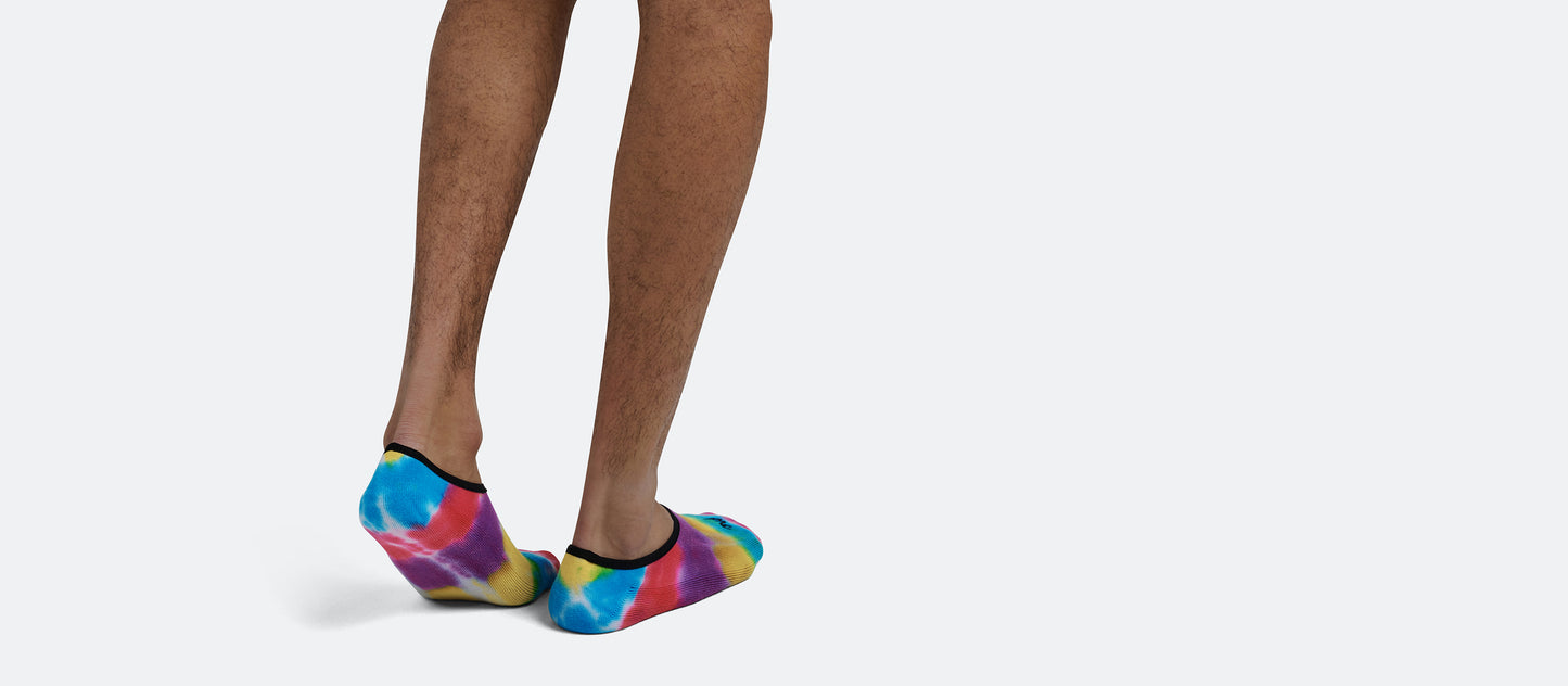 Heritage No Show Sock | Rainbow Tie Dye