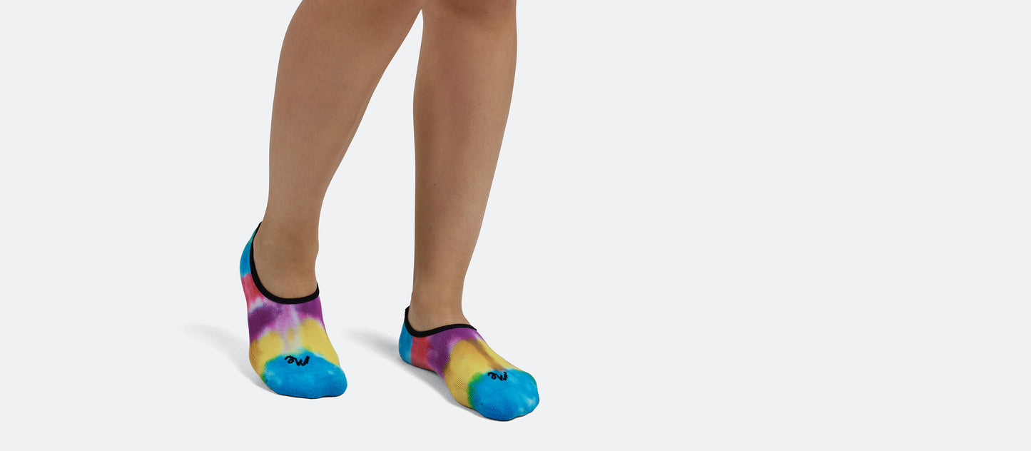 Heritage No Show Sock | Rainbow Tie Dye