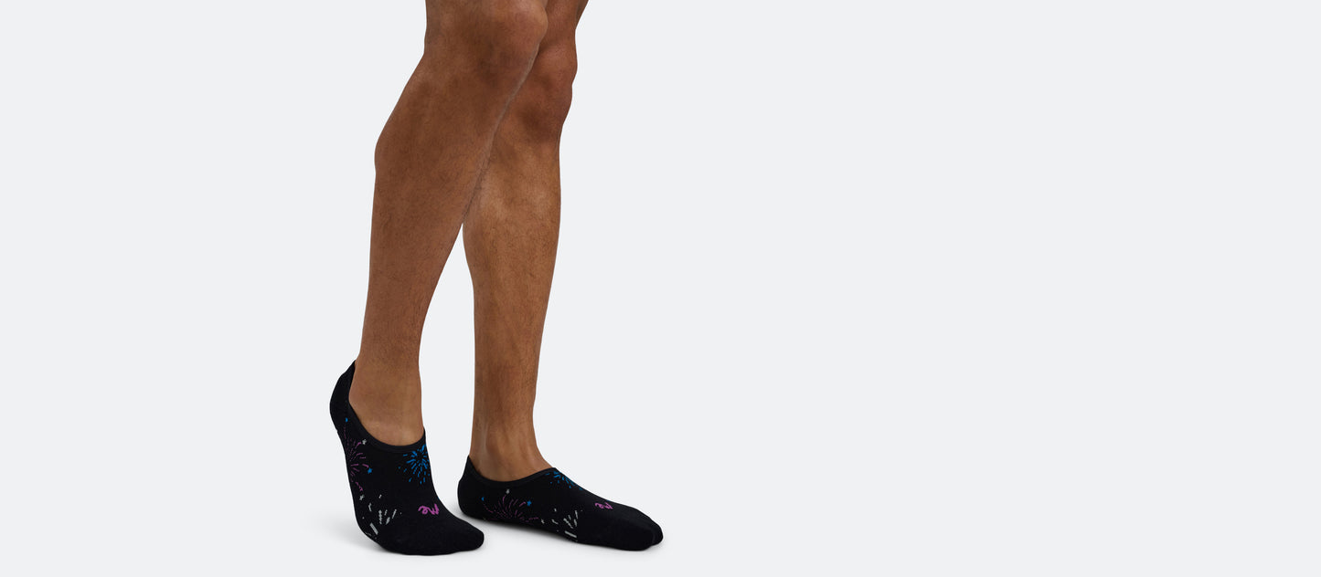Heritage No Show Sock | Feeling Fireworks