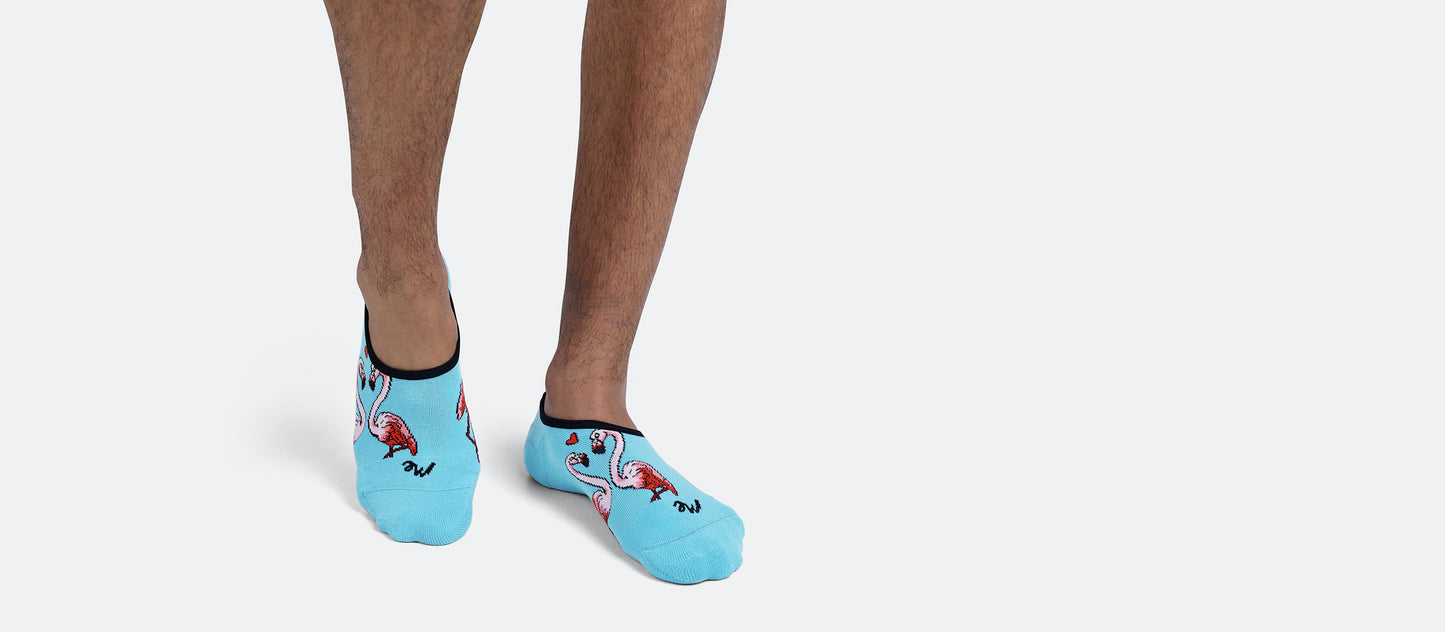 Heritage No Show Sock | Love Birds