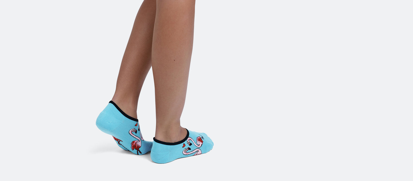Heritage No Show Sock | Love Birds