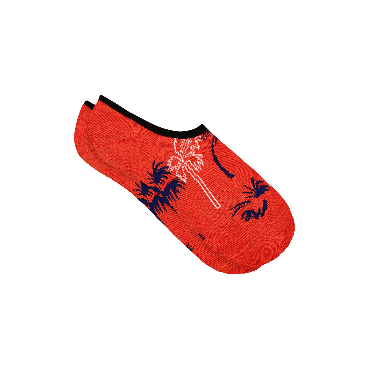 Heritage No Show Sock | Nautical Palms