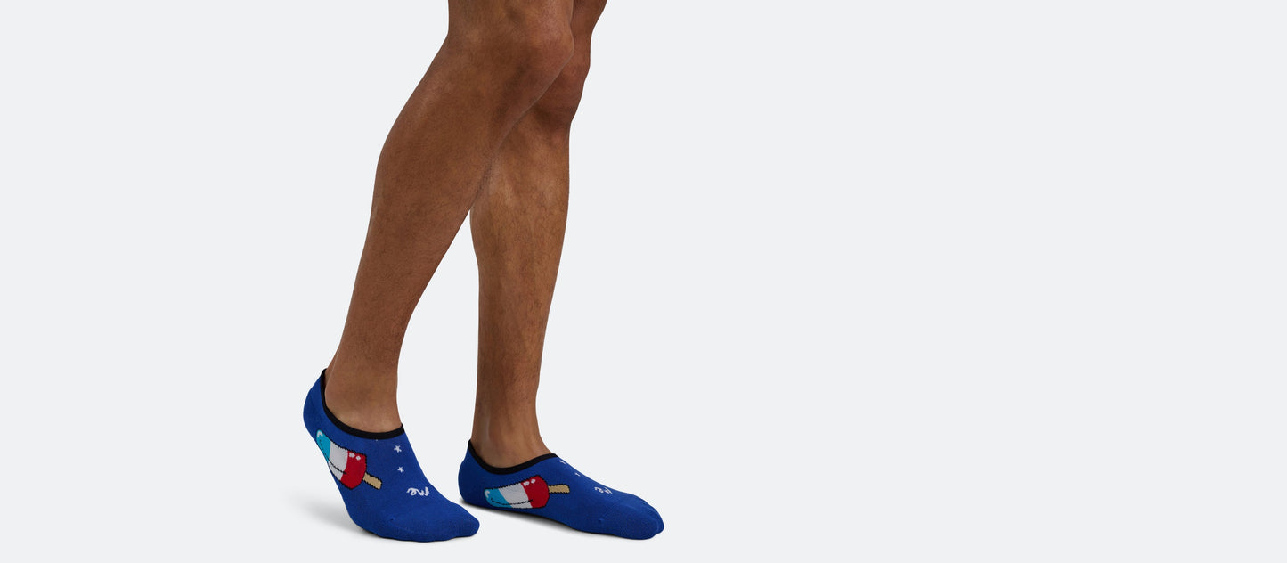 Heritage No Show Sock | Patriotic Pops