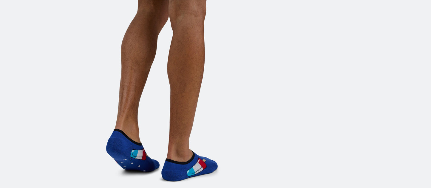 Heritage No Show Sock | Patriotic Pops