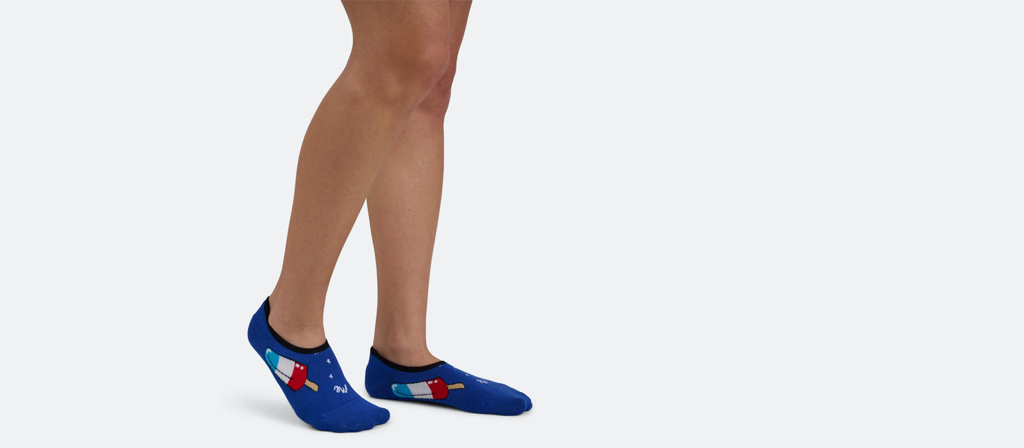 Heritage No Show Sock | Patriotic Pops
