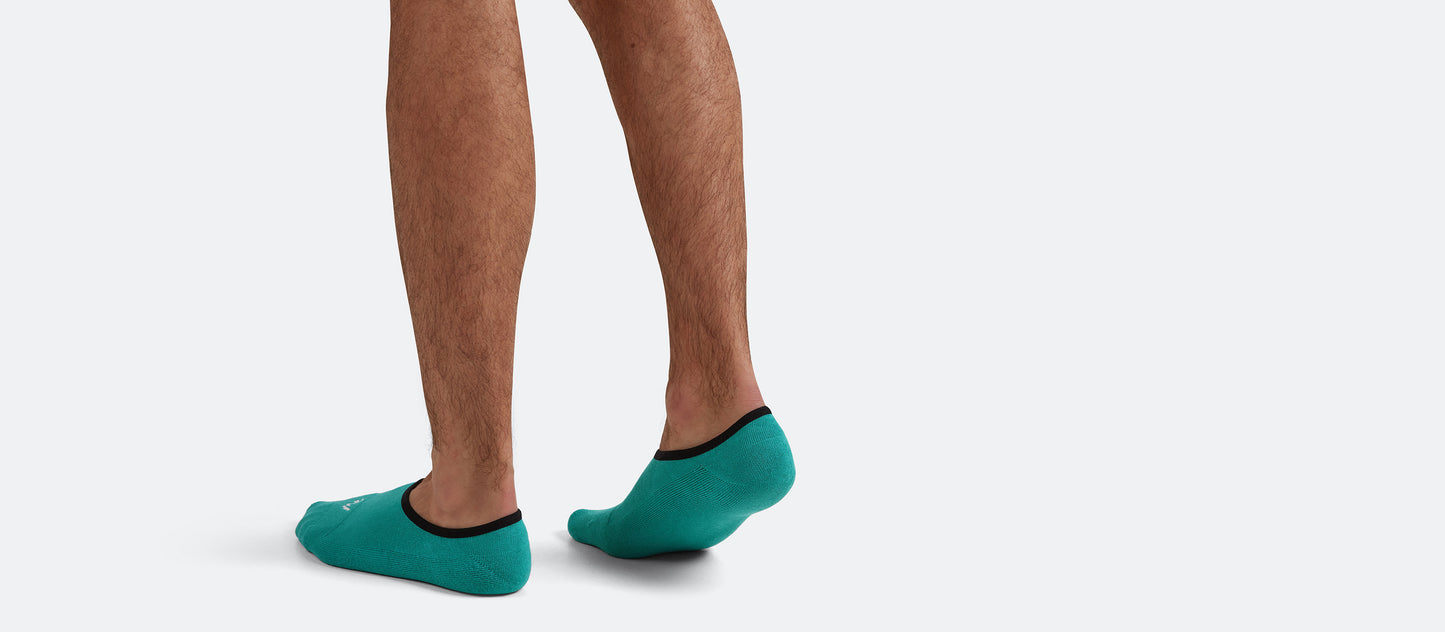 Heritage No Show Sock | Turquoise