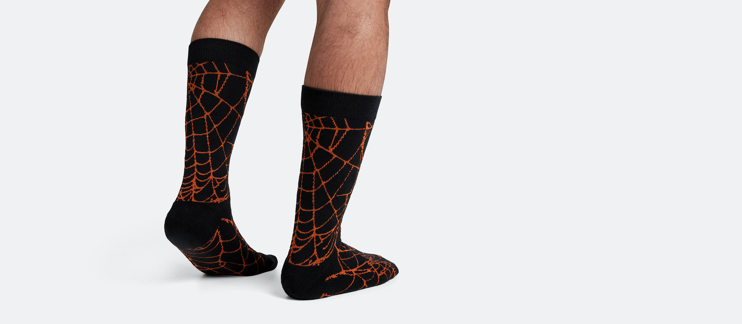 Heritage Crew Sock | Caught in a Web