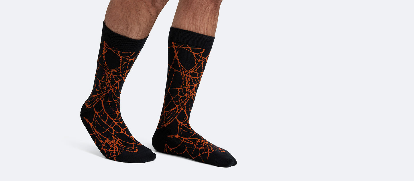Heritage Crew Sock | Caught in a Web
