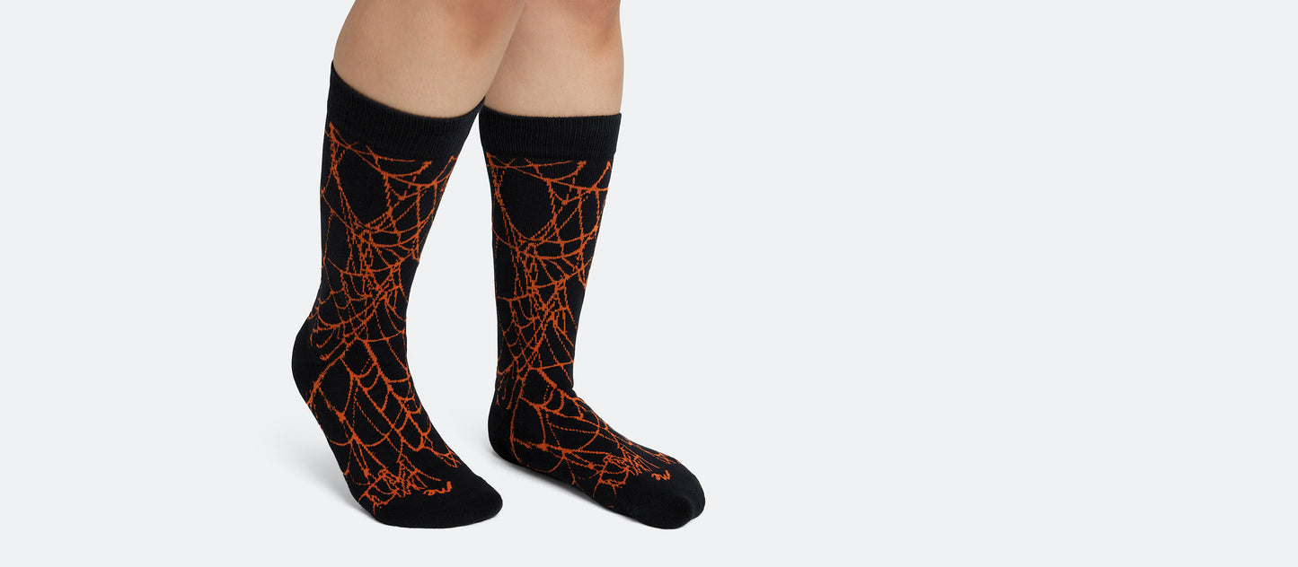Heritage Crew Sock | Caught in a Web