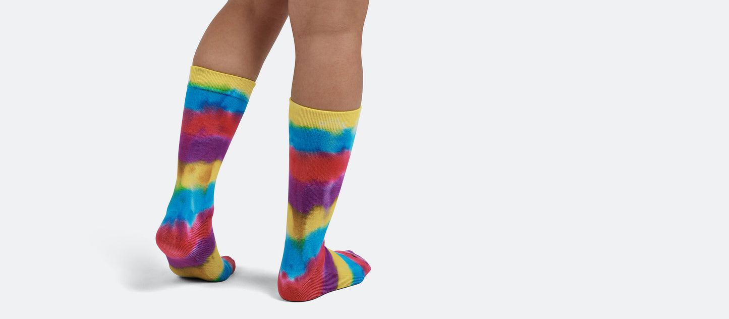 Heritage Crew Sock | Rainbow Tie Dye