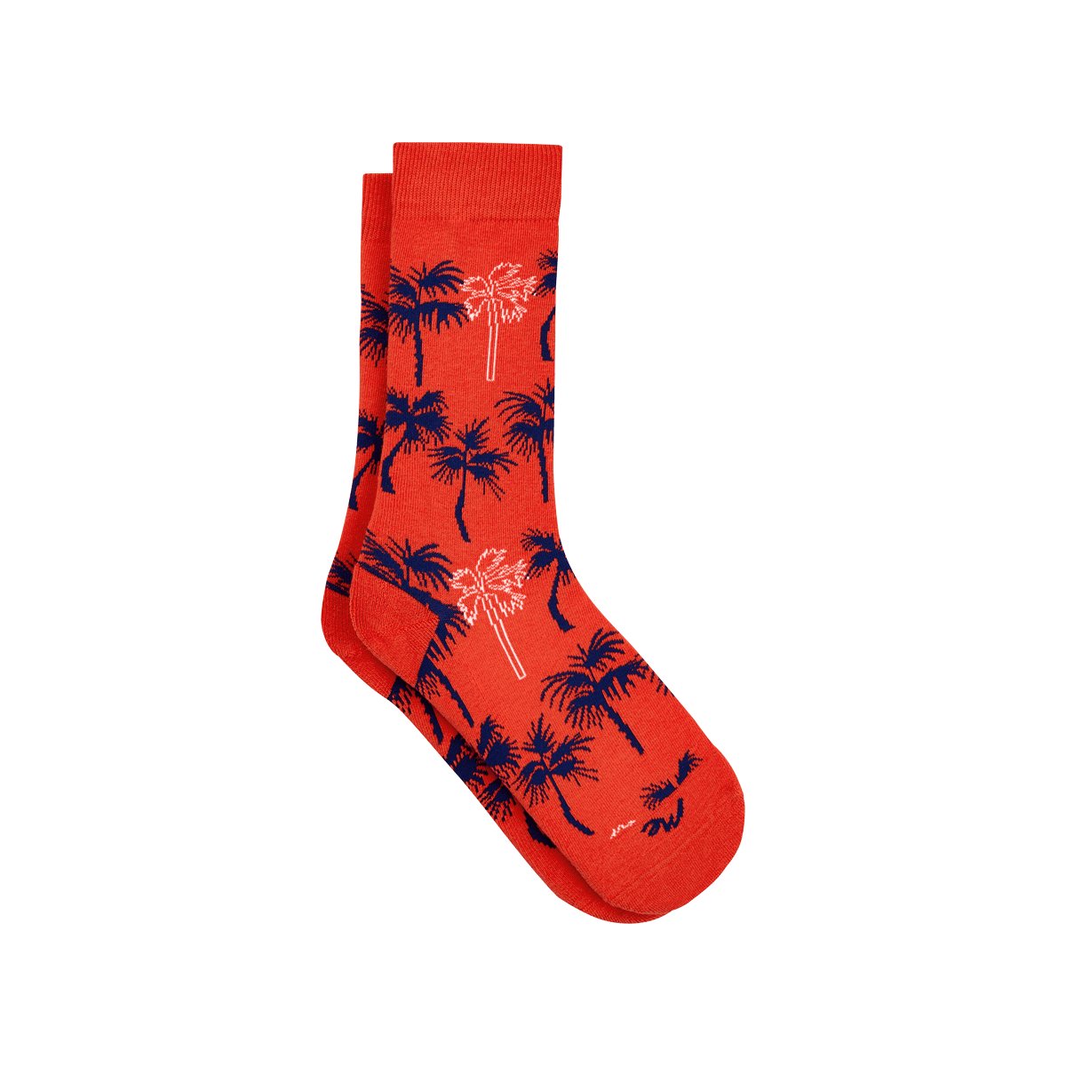 Heritage Crew Sock | Nautical Palms