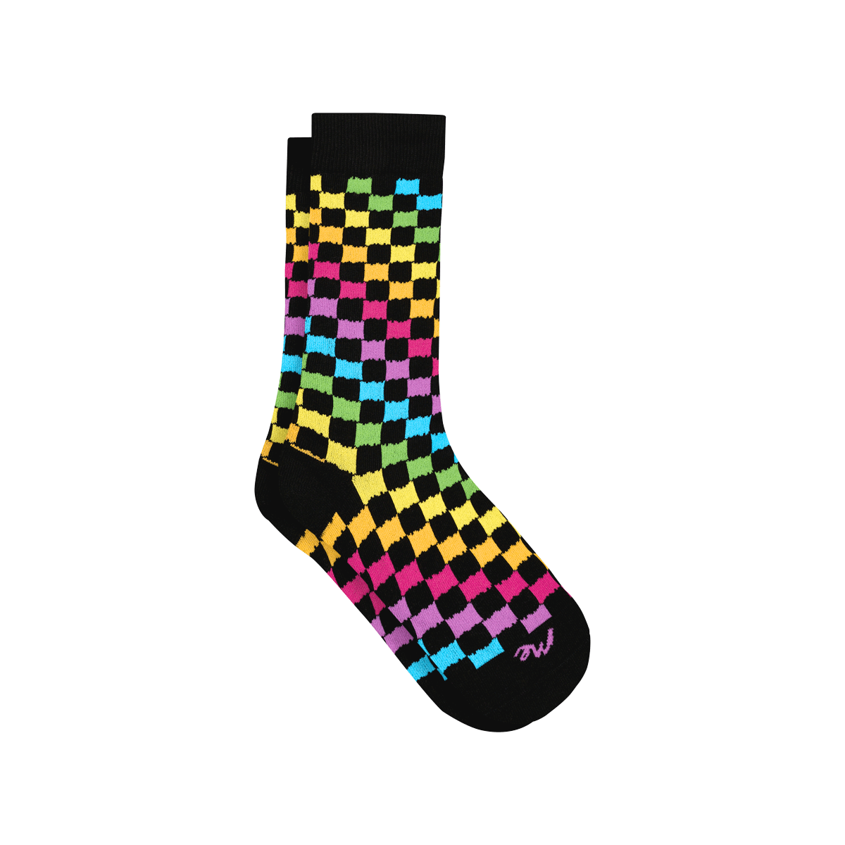 Heritage Crew Sock | Rainbow Check