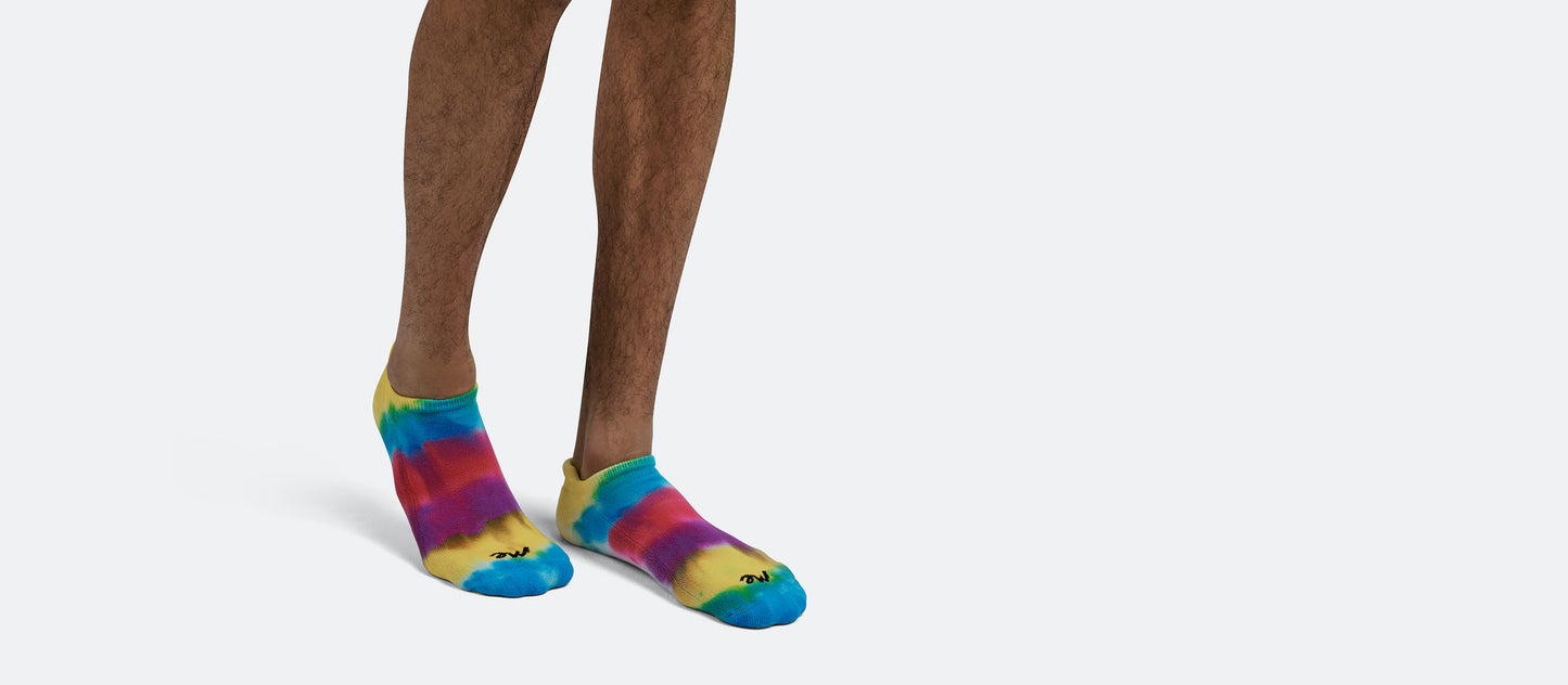 Heritage Ankle Sock | Rainbow Tie Dye