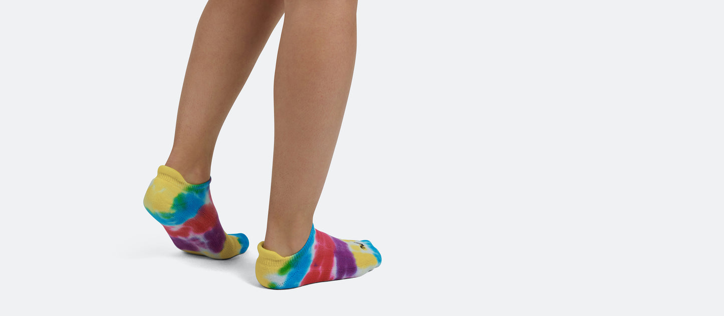 Heritage Ankle Sock | Rainbow Tie Dye