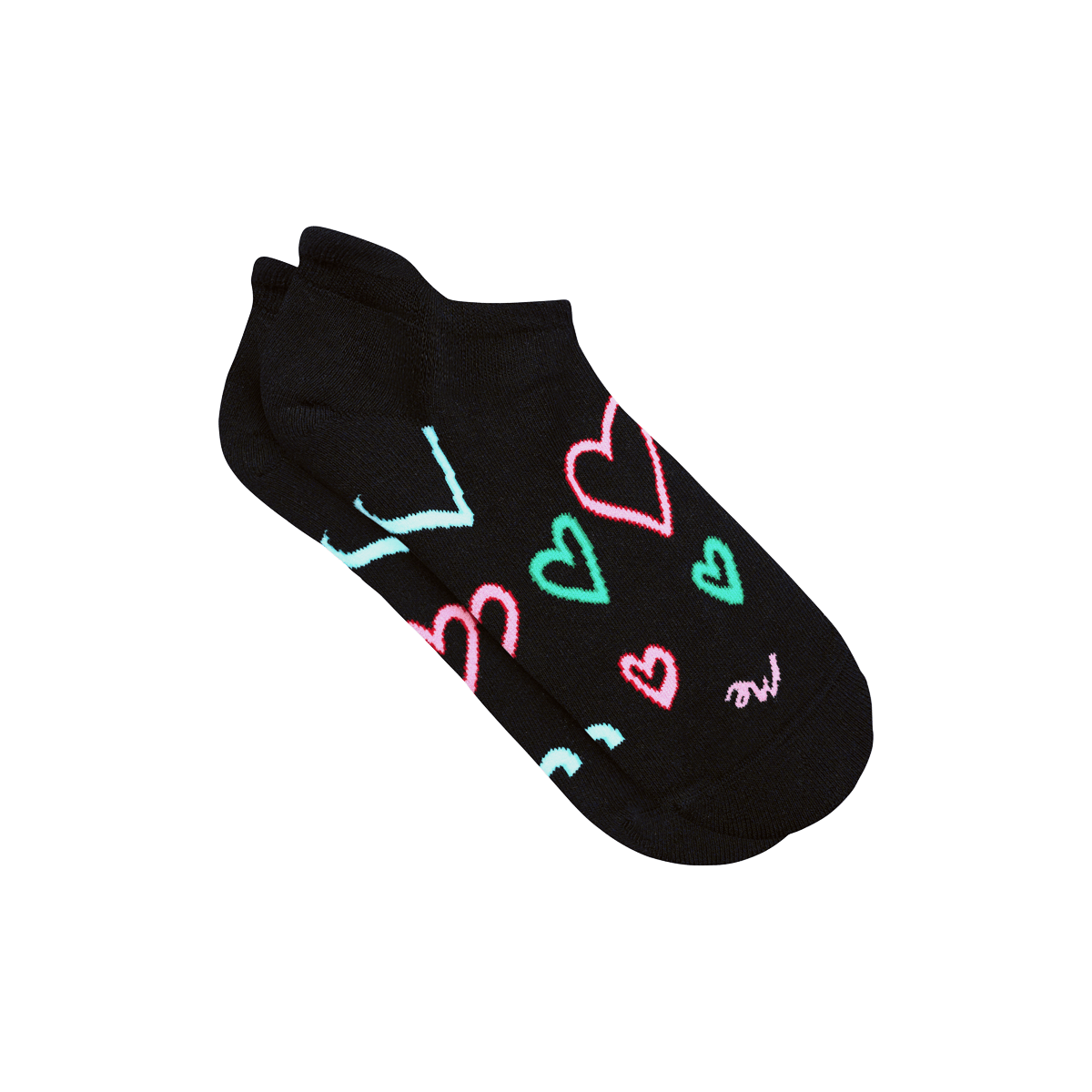 Heritage Ankle Sock | Electric Hearts