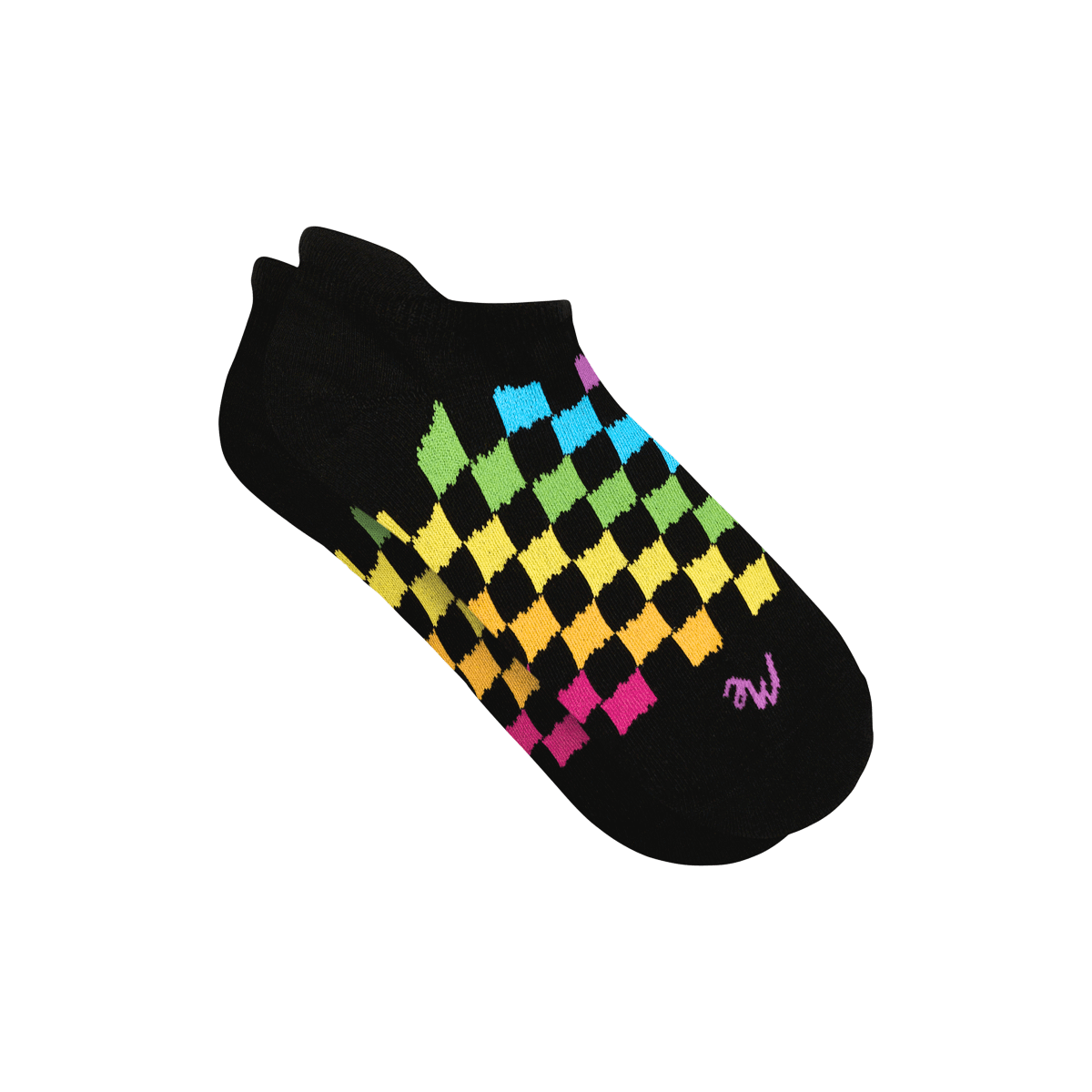 Heritage Ankle Sock | Rainbow Check