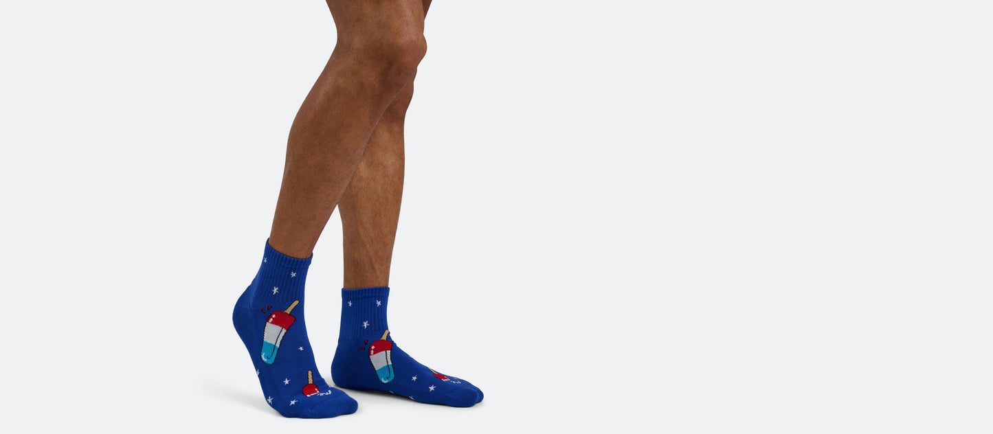 Heritage Quarter Sock | Patriotic Pops
