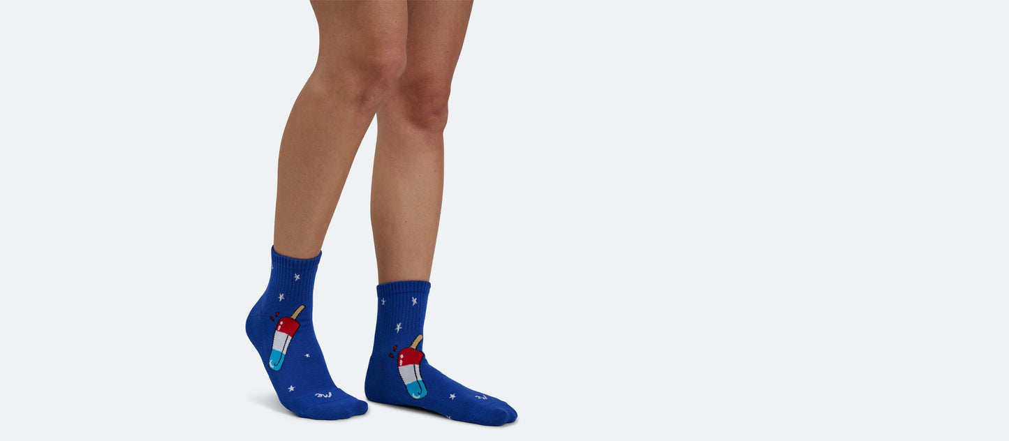 Heritage Quarter Sock | Patriotic Pops