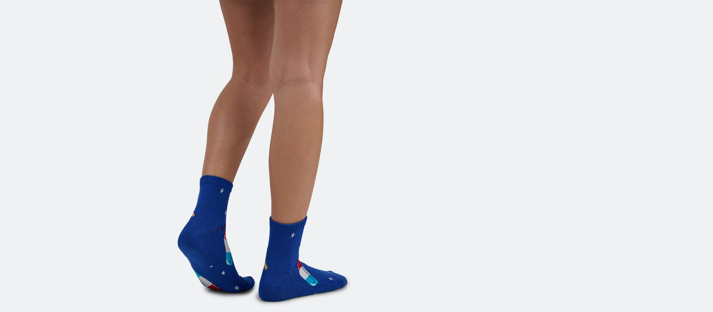 Heritage Quarter Sock | Patriotic Pops