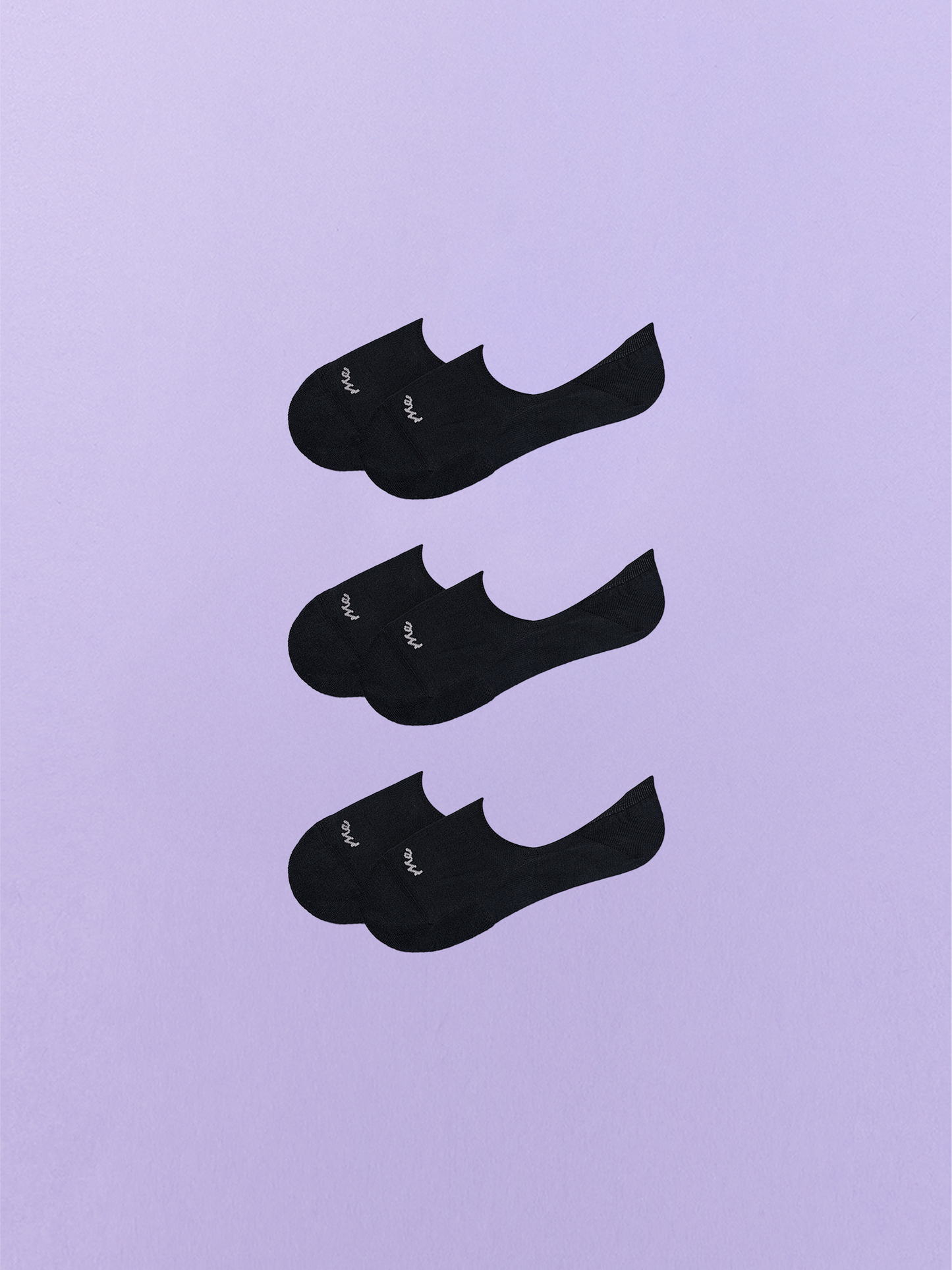 Essential No Show Sock 3-Pack | Black Pack