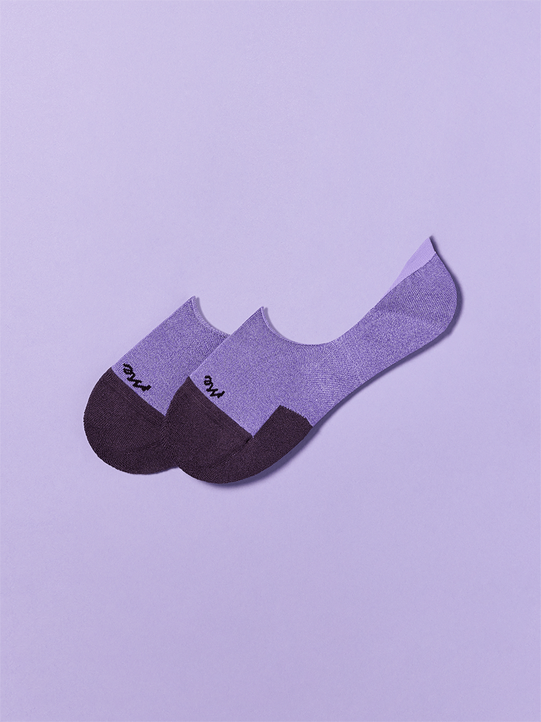 Essential No Show Sock | Eggplant