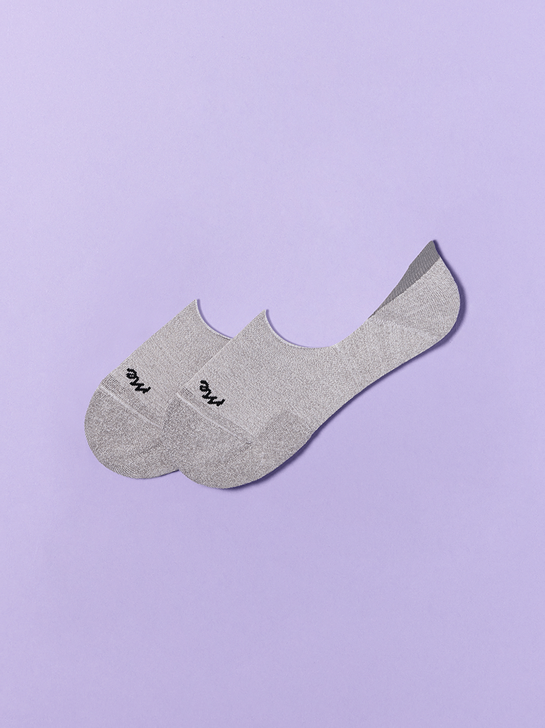 Essential No Show Sock | Heather Grey