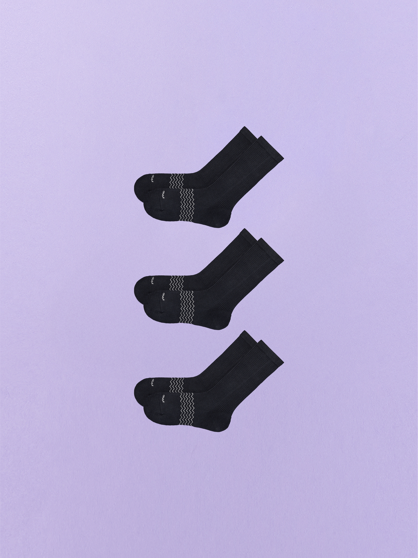 Essential Crew Sock 3-Pack | Black Pack