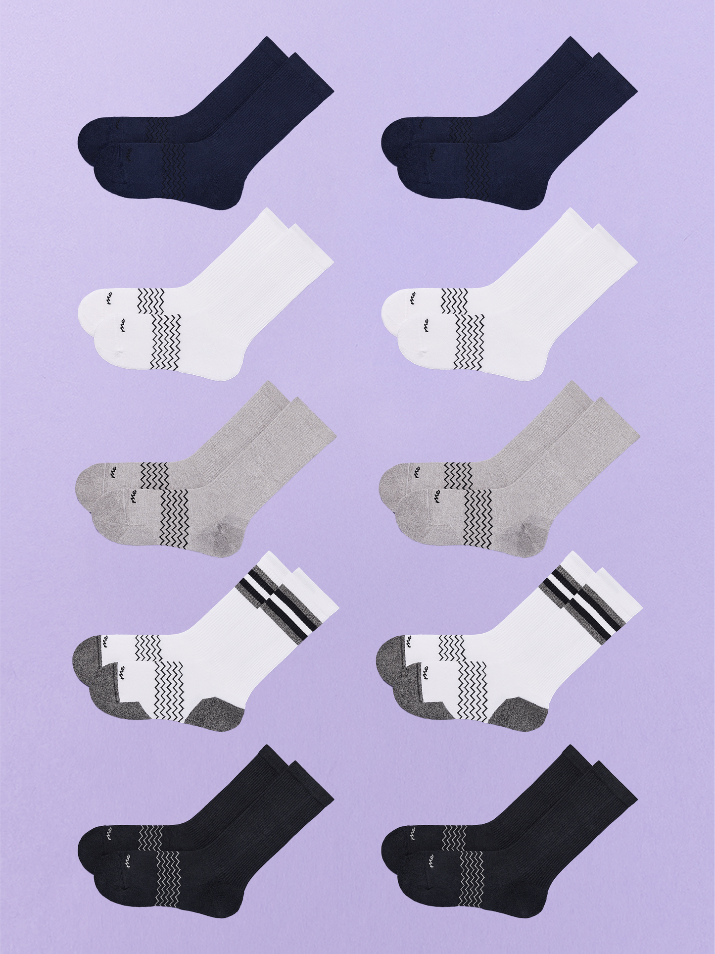 Essential Crew Sock 10-Pack | Mixed Classics Pack