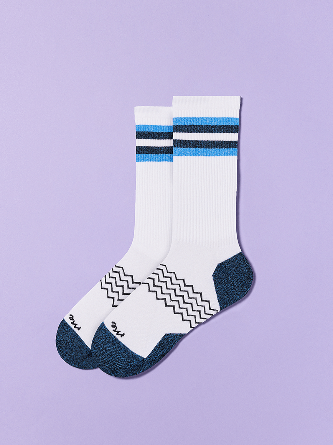 Essential Crew Sock | White/Navy