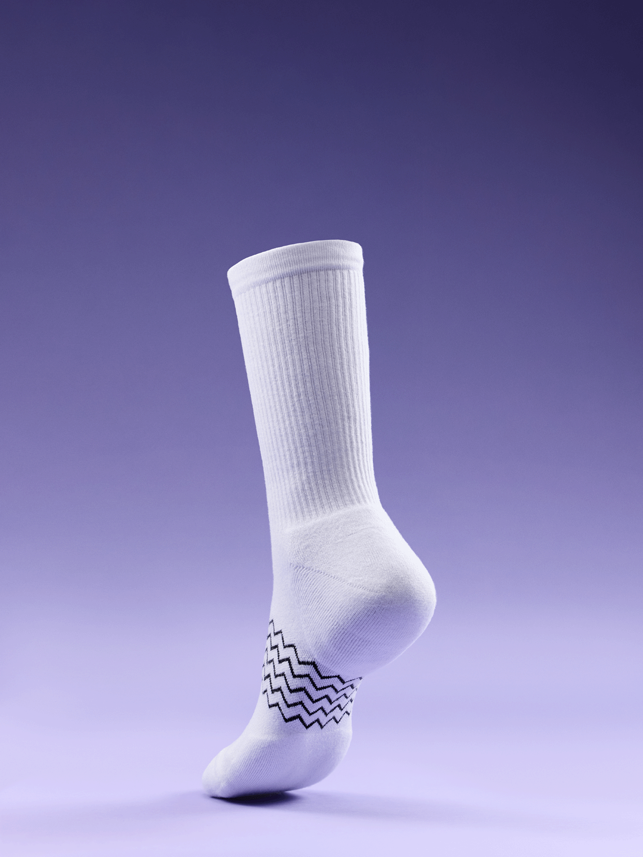 Essential Crew Sock | Heather Grey