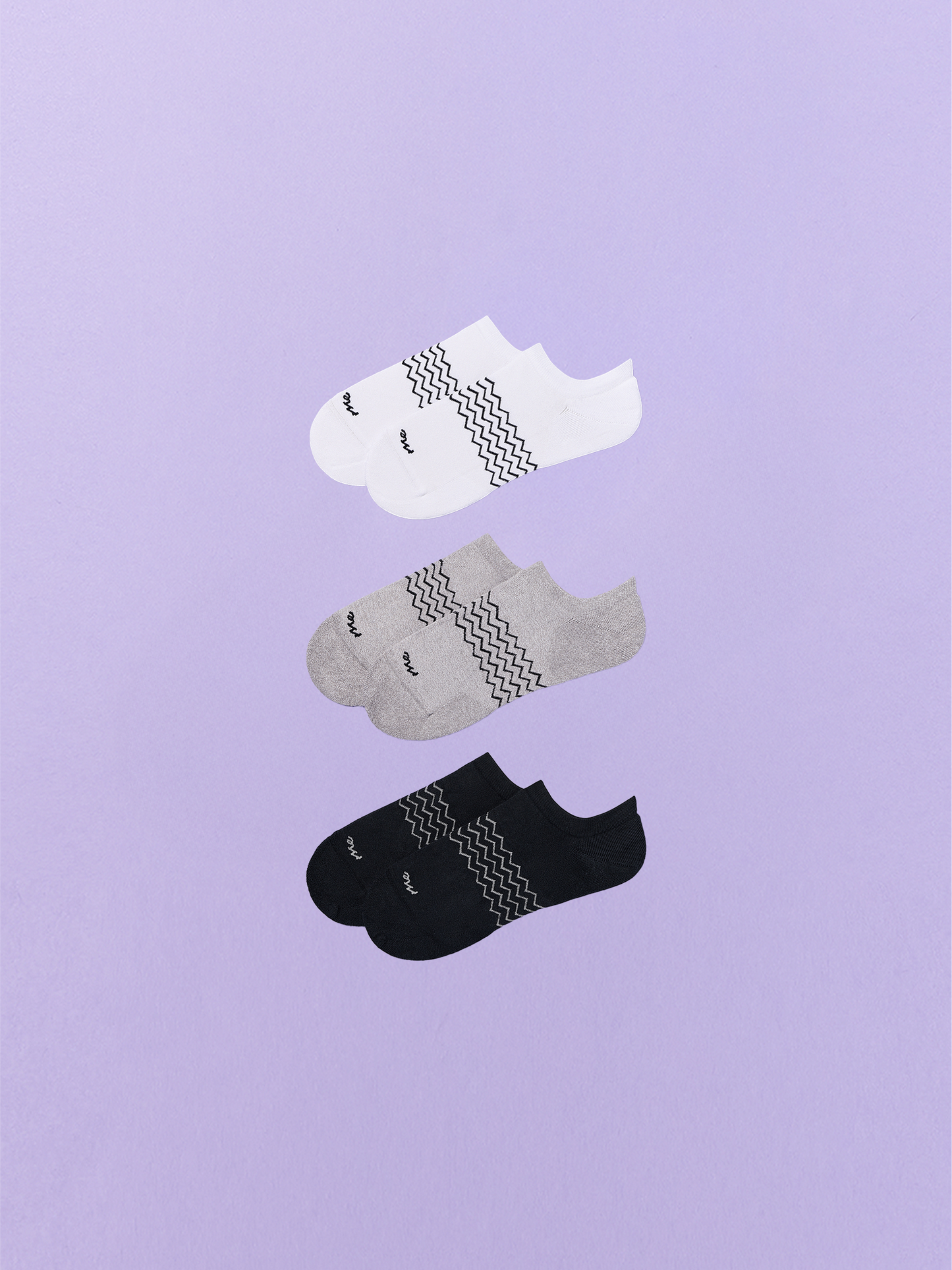 Essential Ankle Sock 3-Pack | White/Heather Grey/Black Pack