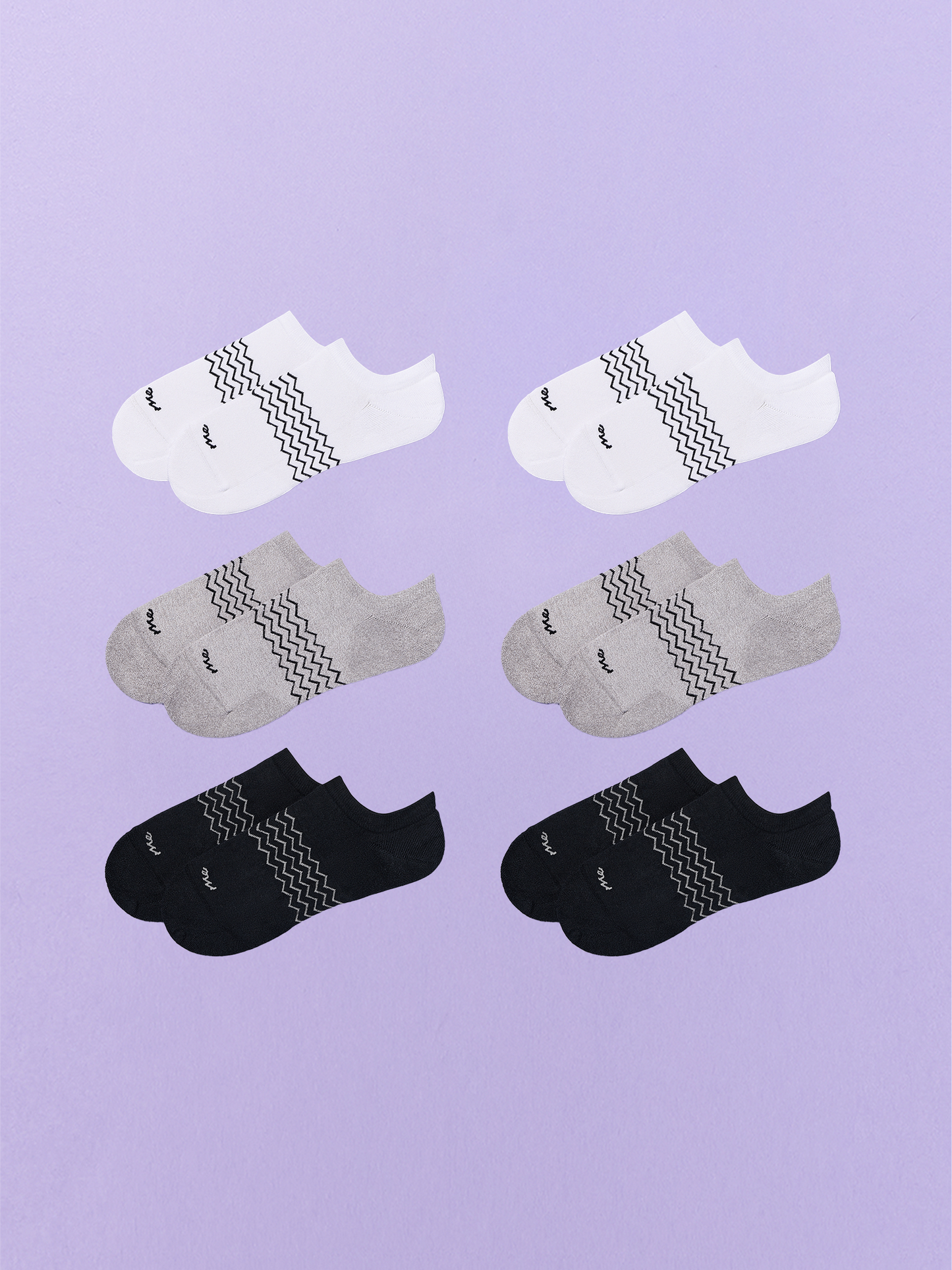 Essential Ankle Sock 6-Pack | White/Heather Grey/Black Pack
