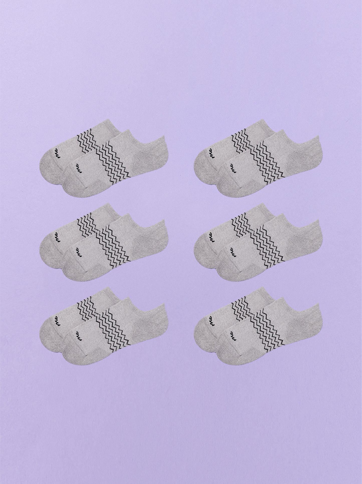 Essential Ankle Sock 6-Pack | Heather Grey Pack