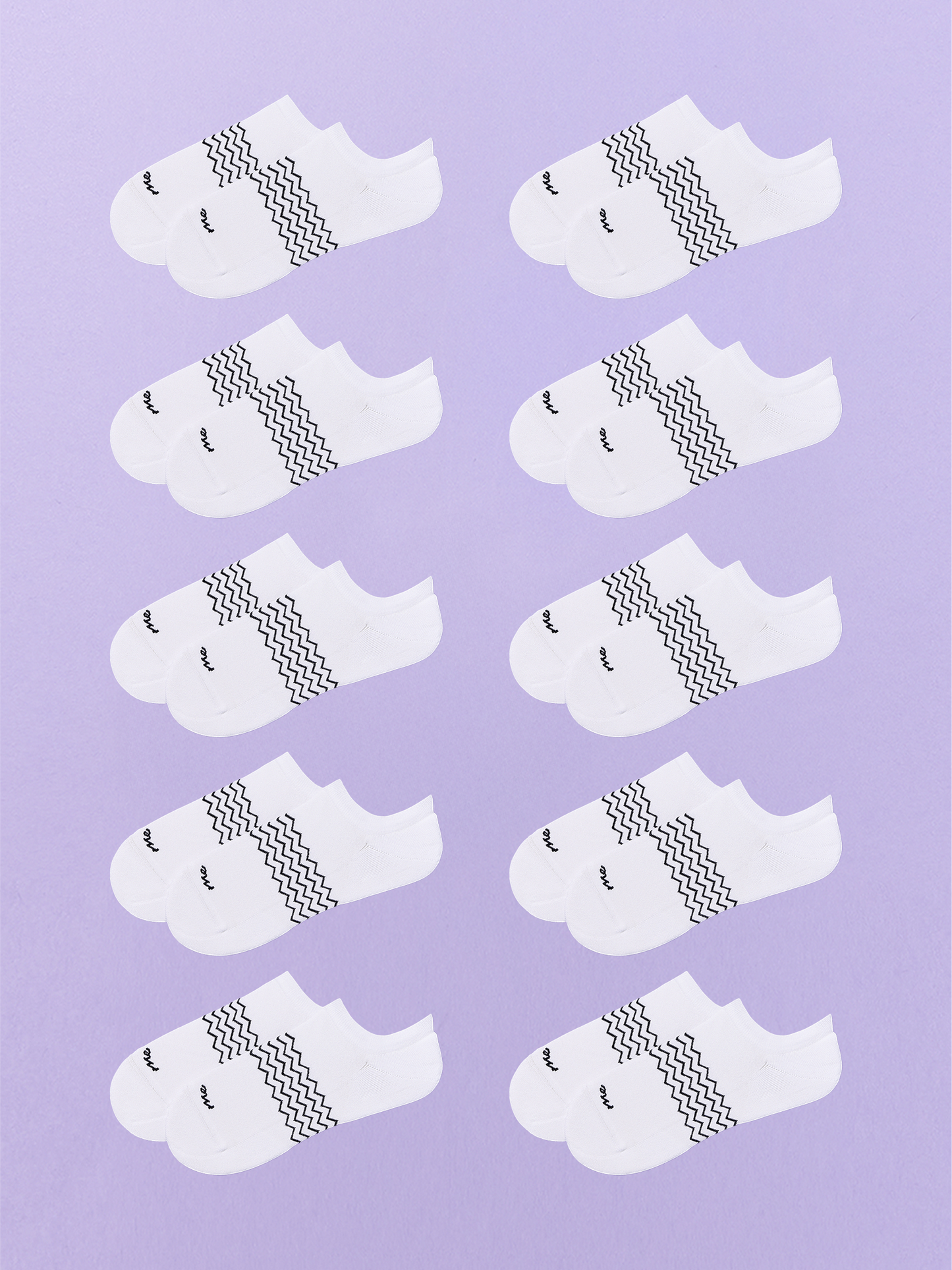 Essential Ankle Sock 10-Pack | White Pack