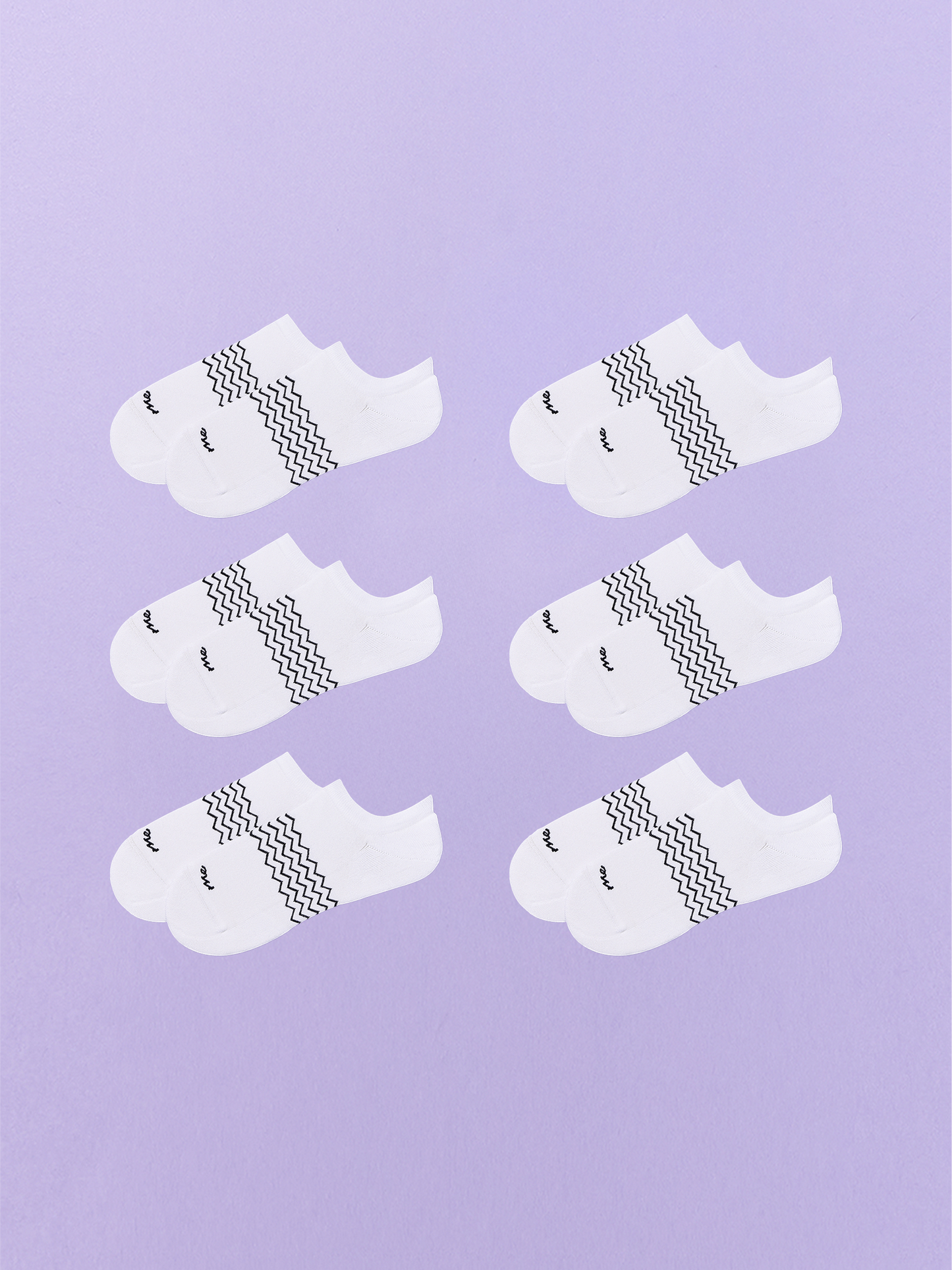 Essential Ankle Sock 6-Pack | White Pack