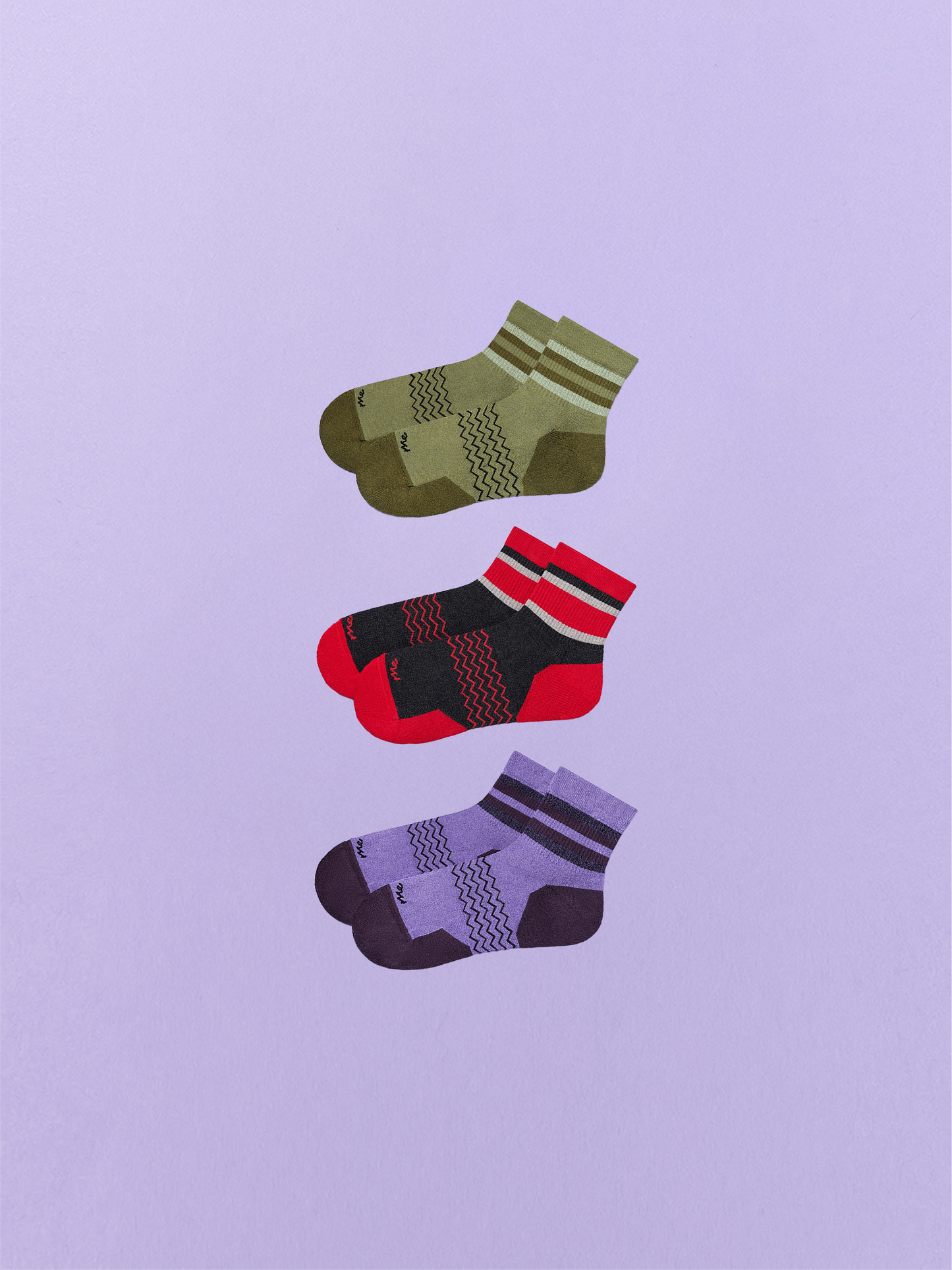 Essential Quarter Sock 3-Pack | Jewels Pack