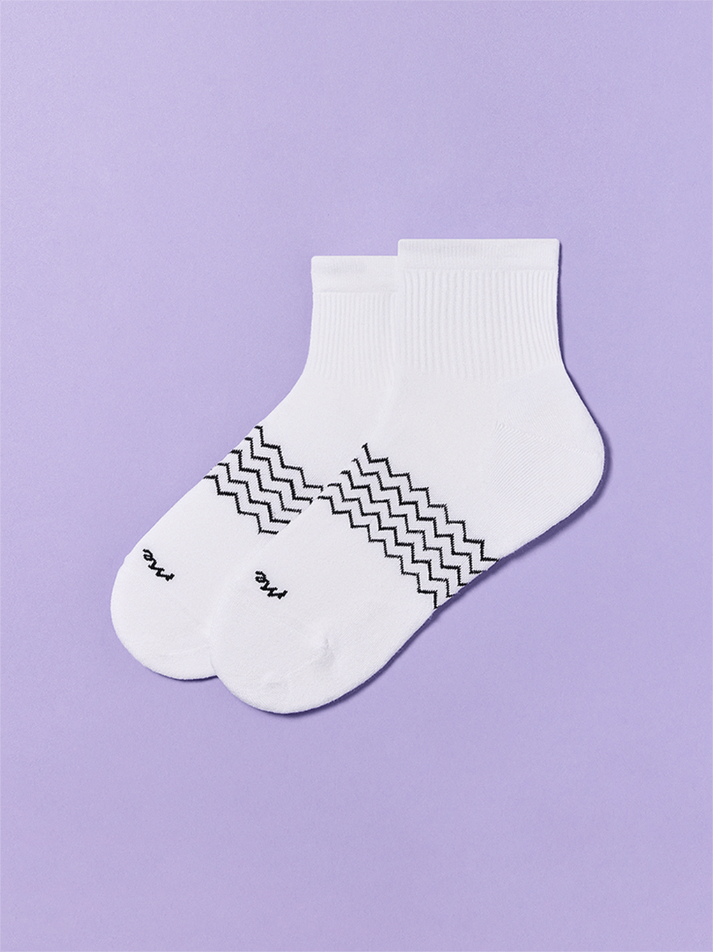 Essential Quarter Sock | White