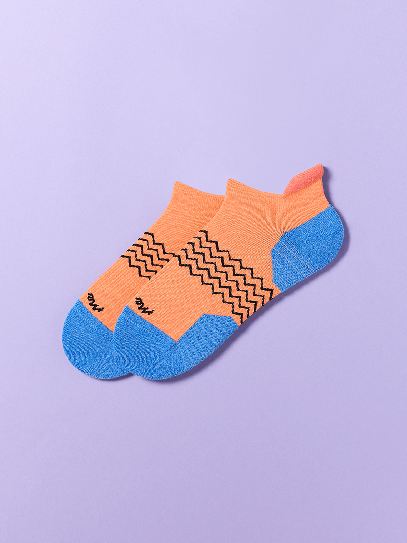 Active Ankle Sock | Coral/Blue