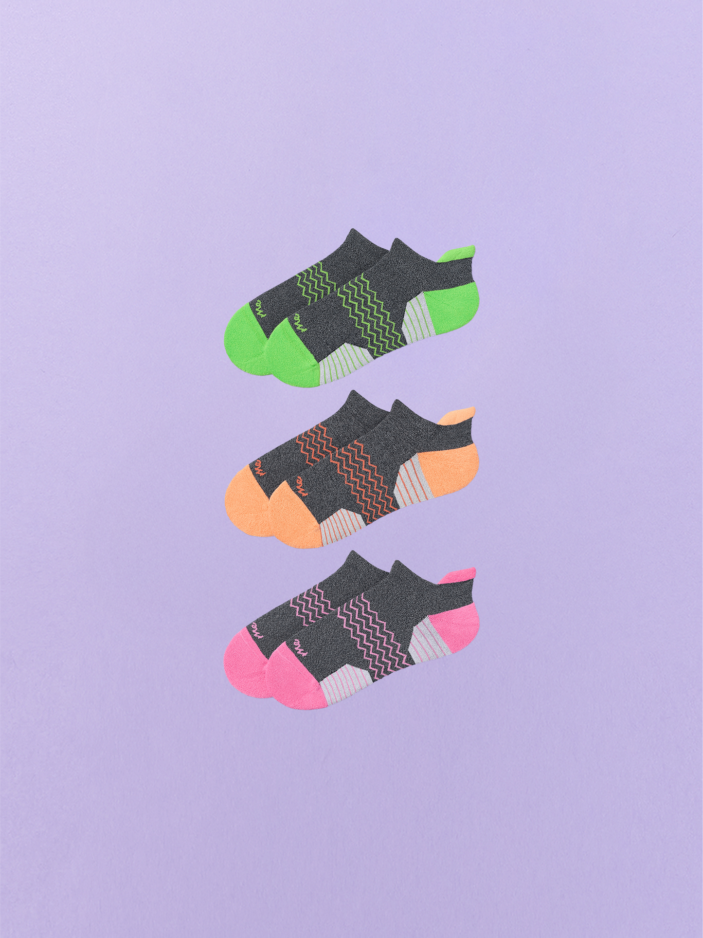 Active Ankle Sock 3-Pack | Grey Pop Pack