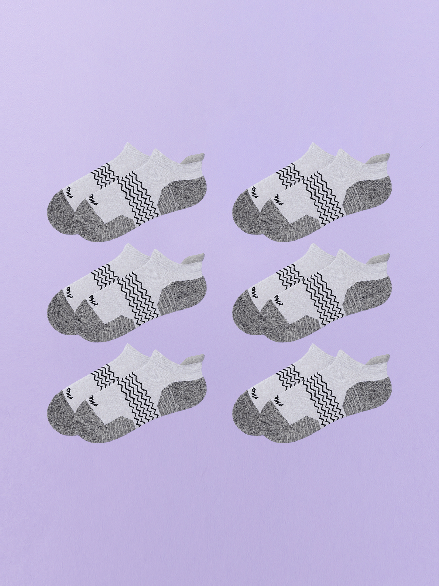 Active Ankle Sock 6-Pack | Heather Grey Pack